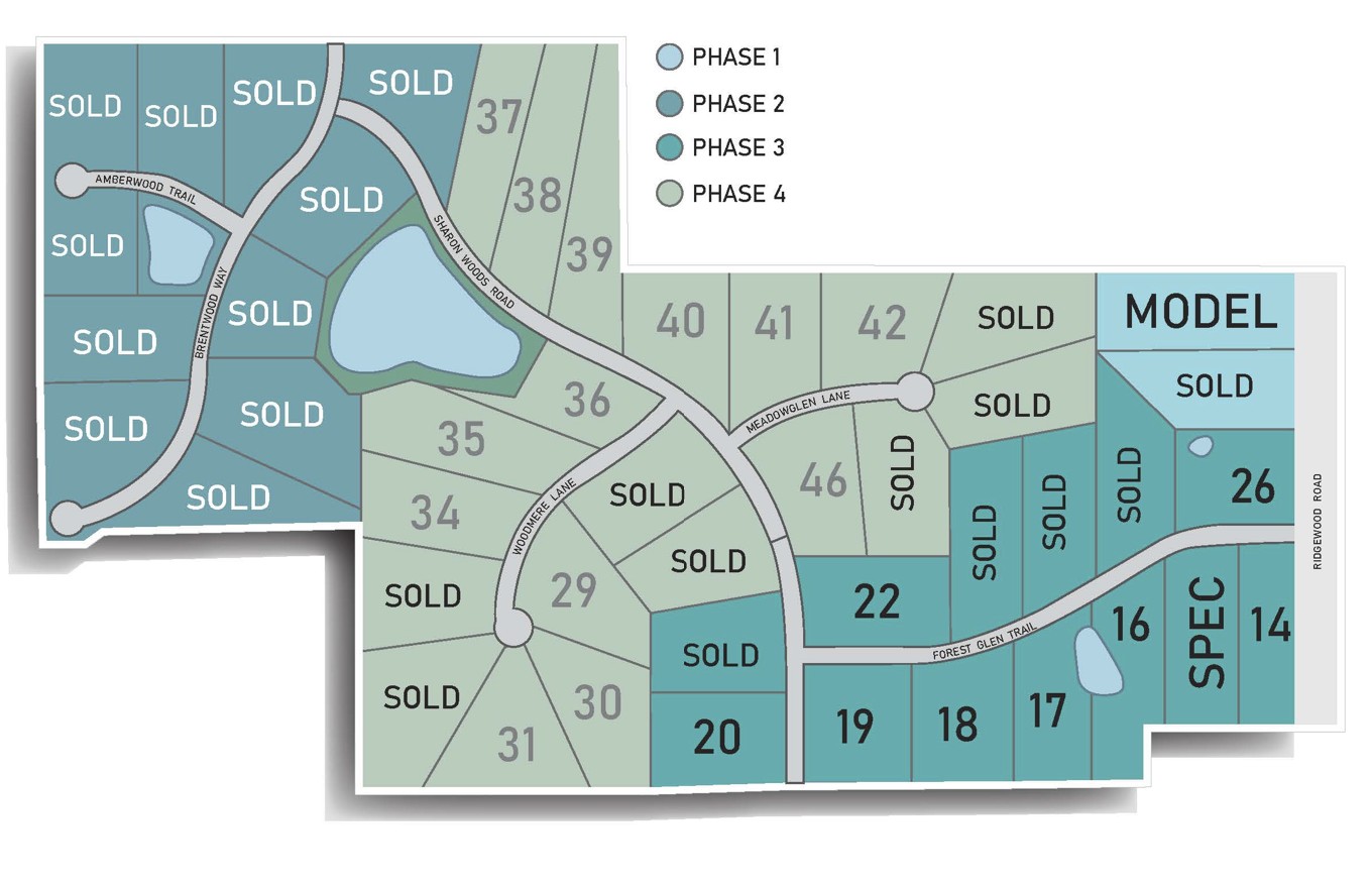 Forest Glen Lot Map