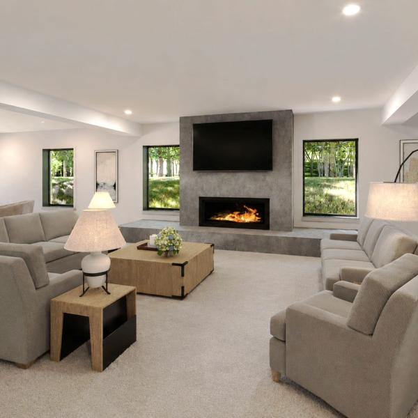 3D rendering of lower level