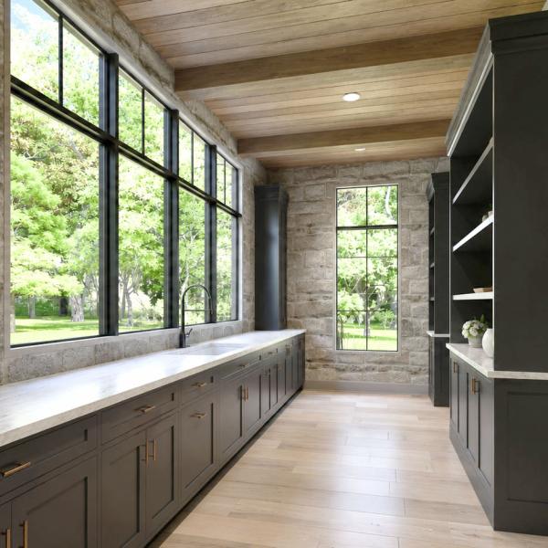 3D rendering of scullery 