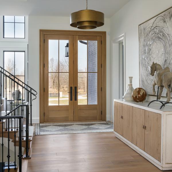 Model home entryway 