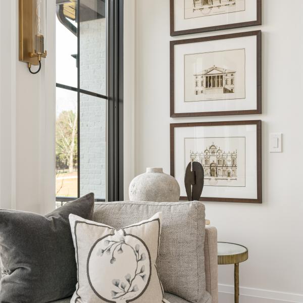 Model home entryway 