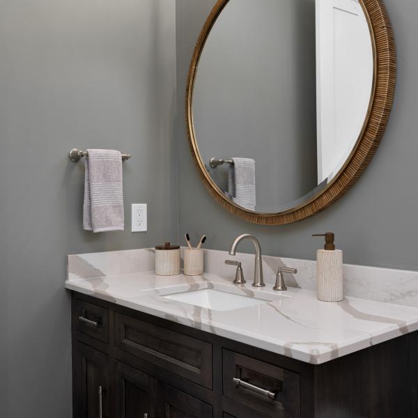 Model home guest bathroom