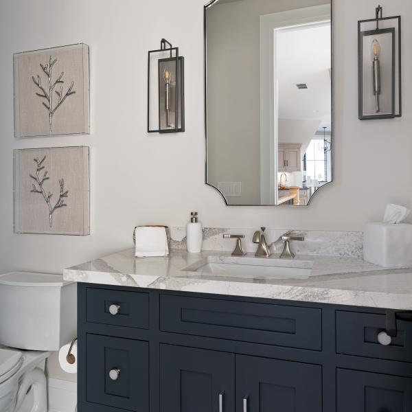 Model home bathroom