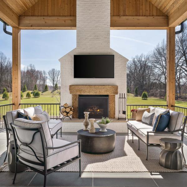 Model home patio