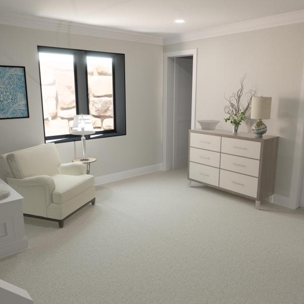 Basement bedroom